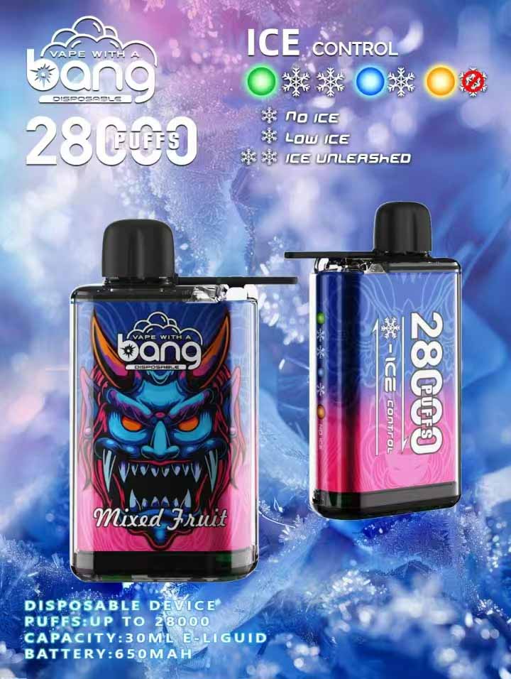 Bang 28K Ice control Vape desechable