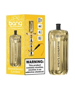 Bang E shisha Gold 42000 Puffs vape desechable fresa lichi
