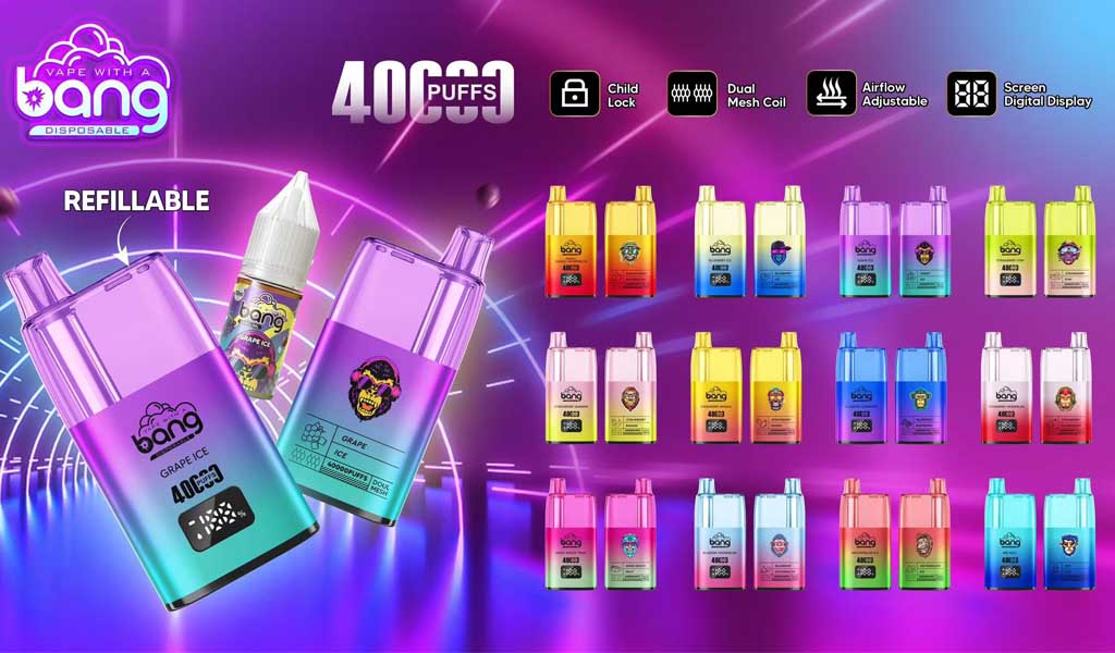 Bang Vape ricaricabile 40K boccate