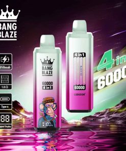 Bang Bar Blaze 60000 boccate 4in1 monouso vape black ice
