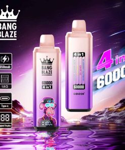 Bang Bar Blaze 60000 boccate 4in1 monouso vape mirtillo lampone