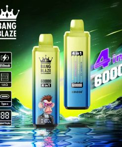 Bang Bar Blaze 60000 boccate 4in1 monouso vape peach ice