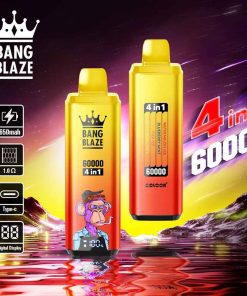 Bang Bar Blaze 60000 Puffs 4en1 Desechable vape sandía hielo