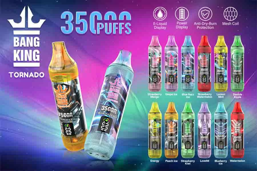 BANG KING TORNADO 35000 Züge Einweg Vape BANG KING TORNADO 35000 Züge Einweg Vape