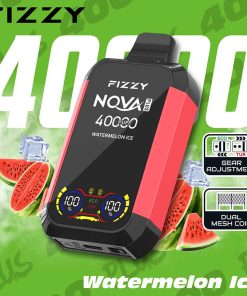 Fizzy 40K puff Nova Plus Dual Mesh Disposable Vape Whosesale watermelon ice